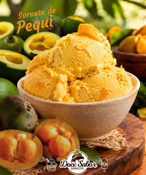 Sorvete de pequi da Doce Sabor